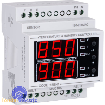 كنترل كننده دما و رطوبت 15BN1 شيوا