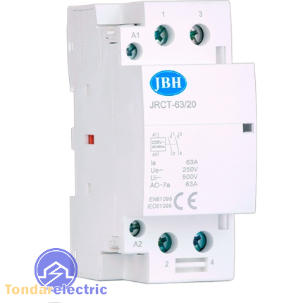 كنتاكتور دوپل 220 ولت اتوماتيك 40 آمپر JBH (JRCT-40A 2NO)